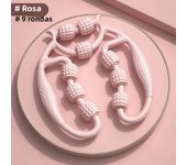 9-Wheel Fascia Muscle Roller, Cellulite Roller, Massage Roller for Relieve Muscle Soreness Thigh, Calf,Shoulder Reduce Cellulite