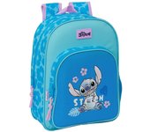 Safta Mochila Infantil Adapt.Carro Stitch Hawaii 26x11x34cm Producto Oficial