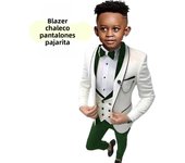 3-14 Years Four Pieces Formal Suits Set Toddler Outfit Suit Set For Boys Children Wedding Guest Classic Smart Tuxedo Pantsuit