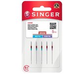 Estuche 5 Agujas Singer Cuero 2032 Nº90 y Nº100