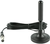 TV Aerial 300cm Coax Cable Digital Receiving Antenna Plug and Play Indoor Outdoor Digital HD Freeview Aerial for Smart TV