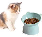 Cat Bowl Dog Bowl Elevated Cat Bowl, Anti Vomiting Cat Bowl, Non-Slip Food and Water Bowl, for Small Dog Flat Face Cat