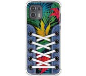 Funda Silicona Antigolpes para Motorola Edge 20 Lite diseño Zapatillas 12 Dibujos