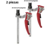 Allsome 2pc 19/20MM Woodworking Hold Down Clamp Hole Tool Ratc Ratcheting Table Clamp  Machinery Accessories Desktop Quick Press