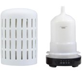Ceramic Ultrasonic Air Humidifier Timing Function Aroma Diffuser Desktop Essential Oil Diffuser Room Scent Diffuser with Lights