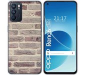 Funda Silicona para Oppo Reno 6 5G diseño Ladrillo 01 Dibujos