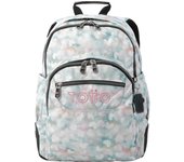 Totto España Mochila Escolar Corazones Pastel - Crayoles | Completa y Versátil