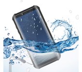 Funda sumergible para samsung galaxy s8+, semirrígida, funda resistente al agua, negro