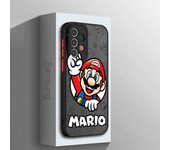 M-Mario Cartoon For Samsung Galaxy A54 A34 A24 A73 A53 A23 AA52 A42 A32 A71 A51 Frosted Translucent Hard Phone Case