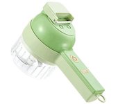 Molinillo Eléctrico inalámbrico multitifico-Juego de Picador Picadora corte de verdes eléctrico de mano 4 en 1, procesador de Alimentaciones inalámbrico para Ajo, Pimienta, Chile Pd7cc