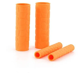 4pcs Non-slip Rubber Grip Glove Motorcycle Handle Cover Universal Heat Shrinkable Grip Cover Sleeve Handlebar Covers Accessories