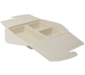 MONOUSO | Envase Box to Go Caña de Azúcar 3C 21x21x4cm 900ml (100 Uds)