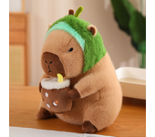 Cute Capybara Stuffed Animal Doll, Super Soft Toast Capy Bara Plushies for Kids Birthday Gift, Room Decor