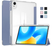 For Huawei Matepad SE 11 11.5 S 2024 Huawei 12X 2024 Back Case PU Leather Clear Stand Cover Fashion Shockproof with Pen Holder
