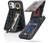 iPhone 12 Case with Card Holder , iPhone 12 phone Case Wallet with Credit Card