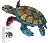 Turtle Picture Animal Wooden Puzzle Exquisite A3 A4 A5 3D shape wooden decoration holiday gift puzzle decompression