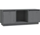 vidaXL Mueble para TV de madera maciza de pino 110,5x35x44 cm, Mueble de Salon, Mueble TV, Mueble TV salon, Mesa de TV, Mueble tele
