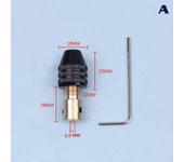 1PC 0.3-3.4mm Universal Small Electronic Drill Bit Collet Mini Chuck Tool Set Fixture Clamp Multifunction Micro Electric Drill