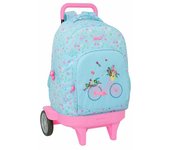Mochila Escolar Safta Bicicleta Azul 33 x 45 x 22 cm