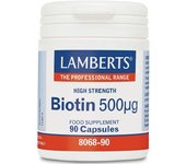 Lamberts Biotina 500 mg de biotina por cápsula 90 Cápsulas