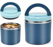 1 termo para alimentos 630 ml termo de acero inoxidable, termo para alimentos, termo de acero inoxidable, portátil, para comidas