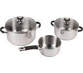 Juego de Batería de Cocina 5 Pzs San Ignacio Bilma - Cacerolas de Acero Inoxidable