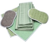 Set de 6 Paños de Microfibra de Bambú - Limpia y da brillo a todas las superficies lisas y frágiles - Vidrios, carrocerías, vitrocerámicas, cristales, mamparas