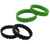 4Pcs Tires for IROBOT ROOMBA Wheels Series 500, 600,700, 800 and 900 Anti-Slip iRobot Roomba Accessories