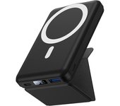 PowerBank 13000mAh, Bateria Externa Magnético Inalámbrico, Bateria Portatil Carga Rapida 22.5W Plegable, Powerbank USB-C Compatible con MagSafe iPhone 14/13/12/Pro/Pro MAX/Mini