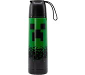 Termo de acero térmico Minecraft 495ml con vaso