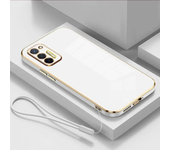 Luxury Simple Square Plating Silicone Phone Case for Motorola Moto E20 E6S E7 G8  G9 G22 G50 G53 G60 PLUS Protection Soft Cover