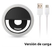 USB Powered LED Selfie Ring Light with Phone Lens for iPhone Samsung Xiaomi Huawei Mobile Phone Photography Selfie Lamp Accessor