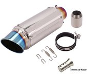 51mm/60mm Motorcycle exhaust with DB killer Motorcycle Exhaust Pipe Muffler Carbon Fiber GP-project Exhaust Pipe