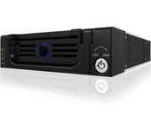 Raidsonic ICY BOX IB-138SK-B-II Panel de Instalación Negro Aluminio SATA Hot-swap 6 Gbit/s