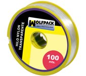 SANCO STORE - WOLFPACK LINEA PROFESIONAL Hilo Nylon Transparente 0.7 mm. Rollo 100 m.