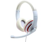 Auriculares con Micrófono Gembird MHS-03-WTRD - Blancos