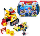 T-Racers - Juguete Turbo Crane Challenge. Con 1 coche exclusivo y piloto. Regalos para niños y niñas + 3 años (Magic Box PTRSD014IN10)