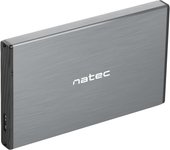 NATEC Rhino GO Carcasa de disco duro/SSD Gris 2.5"