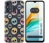 Funda Silicona para Zte Blade A53 diseño Catrina Dibujos