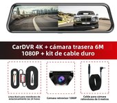 E-ACE Dash Cam Car DVR Support WIFI GPS 4K 10 Inch 1080P Touch Room Mirror DVR Video Recorder Registrator Black Box For  Auto