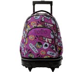 Totto Mochila escolar ruedas Tiza -Dimensiones:32 x 45.5 x 18 cm-Material:Poliester reciclado