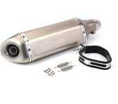 Hot Selling Carbon Fiber Ak Exhaust Escape Pipe Motorcycle Muffler Escapamento