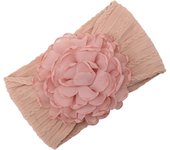 Chiffon Flower Nylon Baby Headbands Children's Hair Bands Infant Soft High Elastic Headdress Solid Boys Girls Hair Accessories