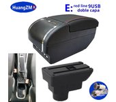 For Opel Corsa D Armrest box For Opel Corsa Car armrest Automobile support arm Interior Retrofit storage box Car accessories