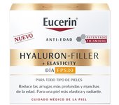 25% EXTRA 2ª Ud.EUCERIN Hyaluron-Filler +Elasticity Crema de Día SPF30 (50ml) ✅ Entrega 24/72h