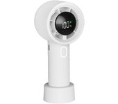 Ventiladores portátiles, mini ventiladores portátiles, ventiladores personales de 1 - 100 velocidades, turboventiladores de pantalla digital, ventiladores de batería, pequeños ventiladores de bolsillo adecuados para viajes / al aire libre / casa / Oficina