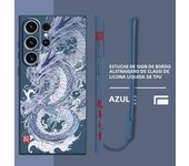 Luxury Chinese Dragon Phone Case for Samsung Galaxy Note 10 Plus 9 S9 S10 Note 20 Ultra S8 S9 Soft Silicone Cover