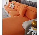 Sofa cushion cover, high elastic jacquard fabric, all-season pet anti dirt, machine washable sofa cover