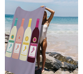 Cartoon Fruit Juice Mojito Aperol Spritz Beach Towel Colorful Bath Towels for Girl  Custom Sand Free Beach Yoga Spa Gym Pool