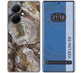 Funda Silicona para Vivo V29 Lite 5G diseño Mármol 14 Dibujos